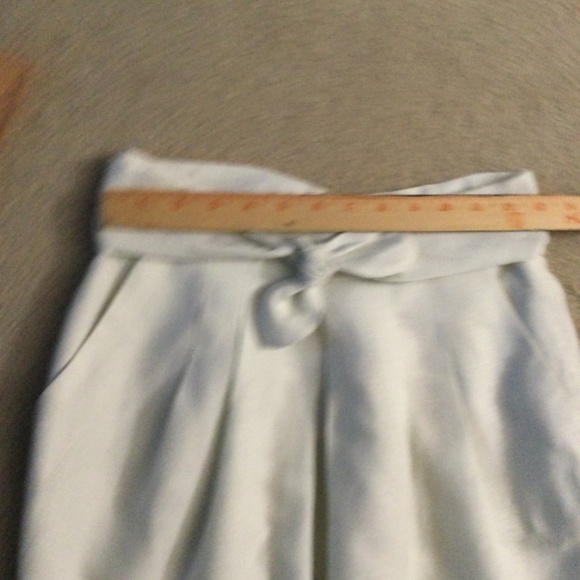 Johnny Arnold The Limit women's fancy skirt Ivory linen blend Size 0 - Picture 9 of 12